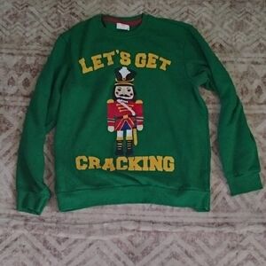🚨5 For $25🚨Holiday Time Green and Red Nutcracker Sweater